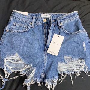 denim shorts